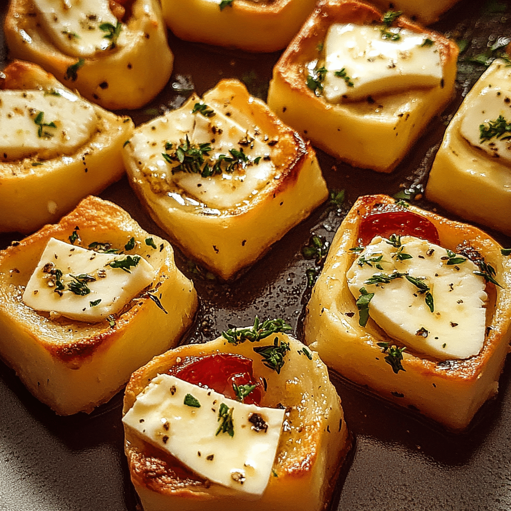 Bouchées feta cuites four