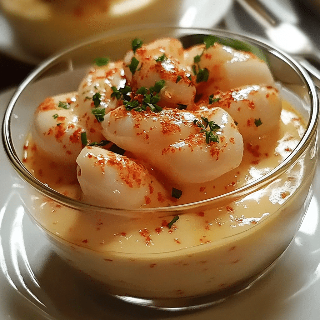 Panna cotta homard crevettes