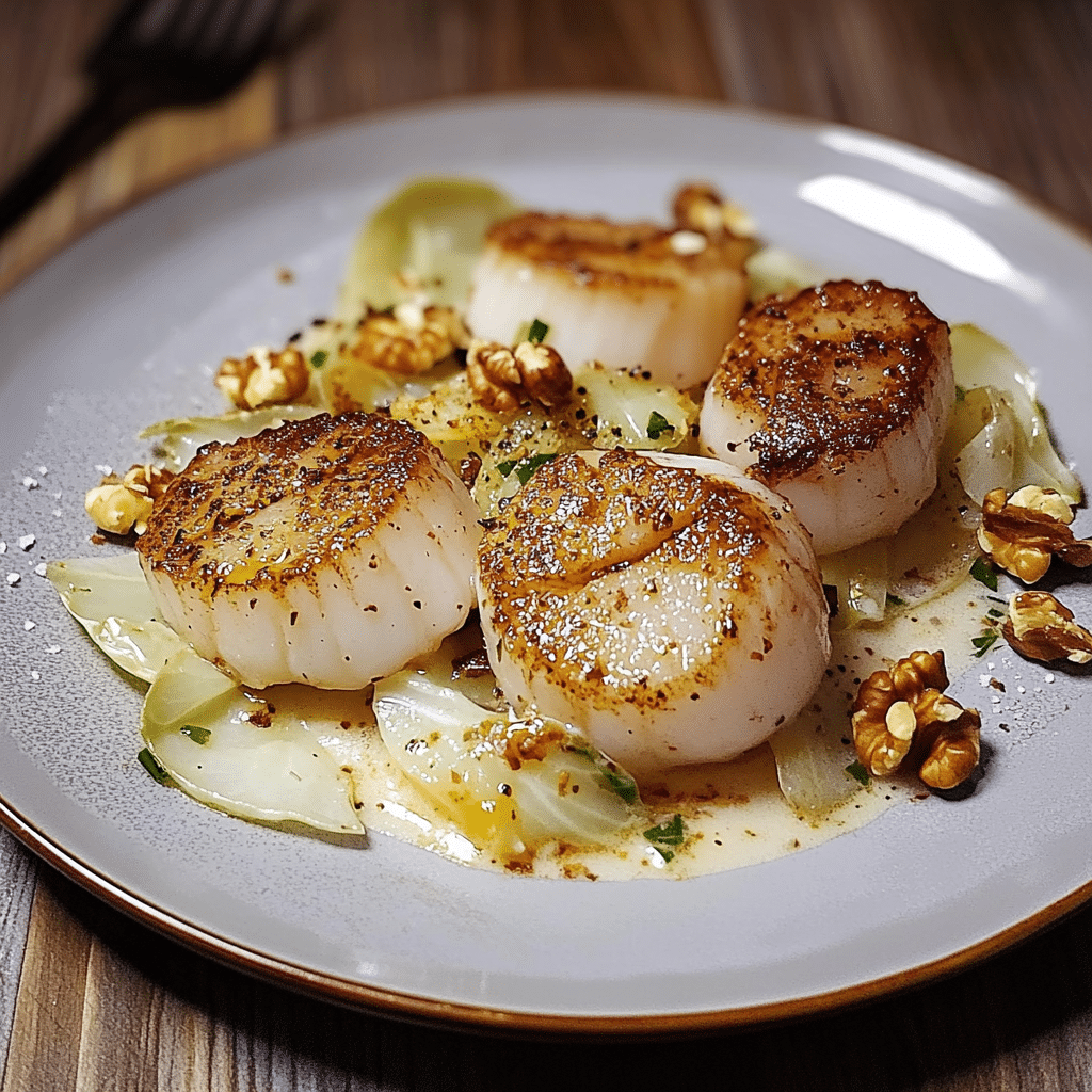 Noix St Jacques Endives Cyril Lignac