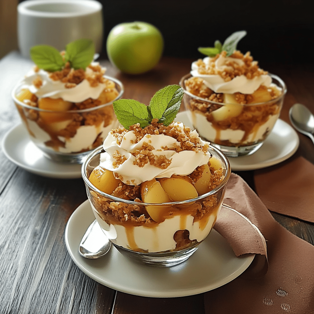 Trifles pommes caramel salé