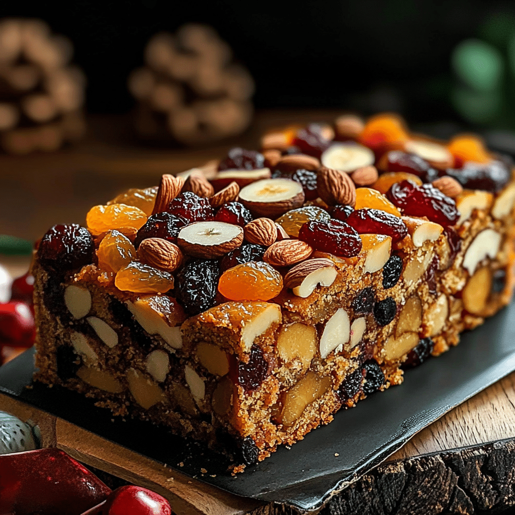 Pain Noël fruits épices