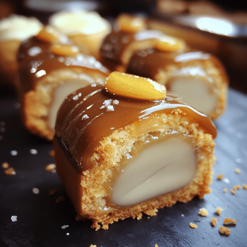 Mini-bûches poire spéculoos