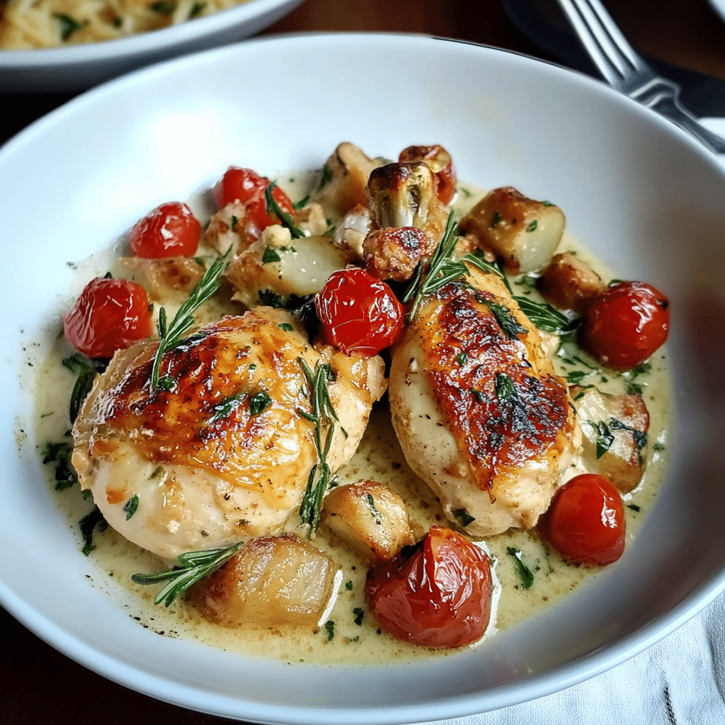 Poulet à la toscane