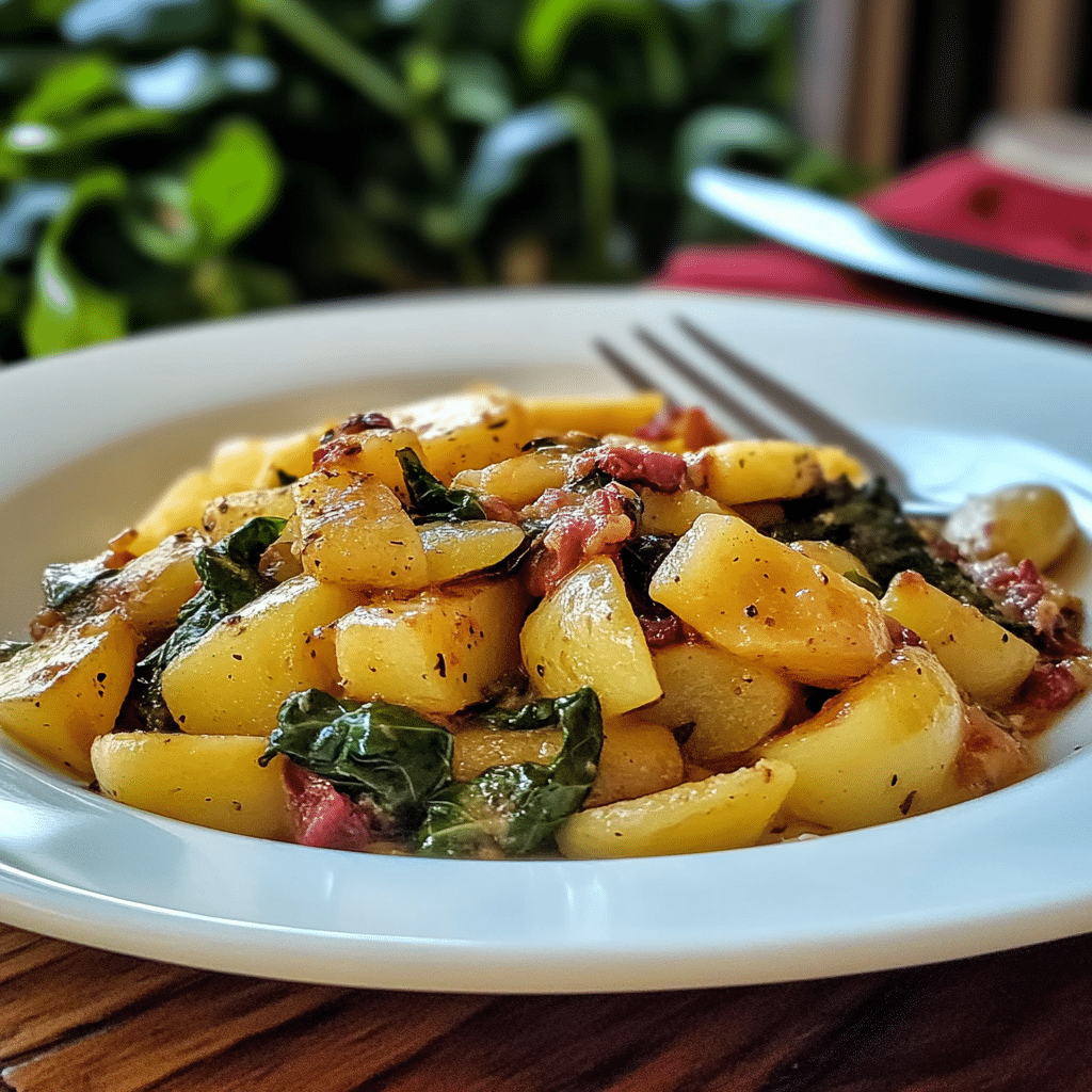 Poêlée Blettes Pommes Terre