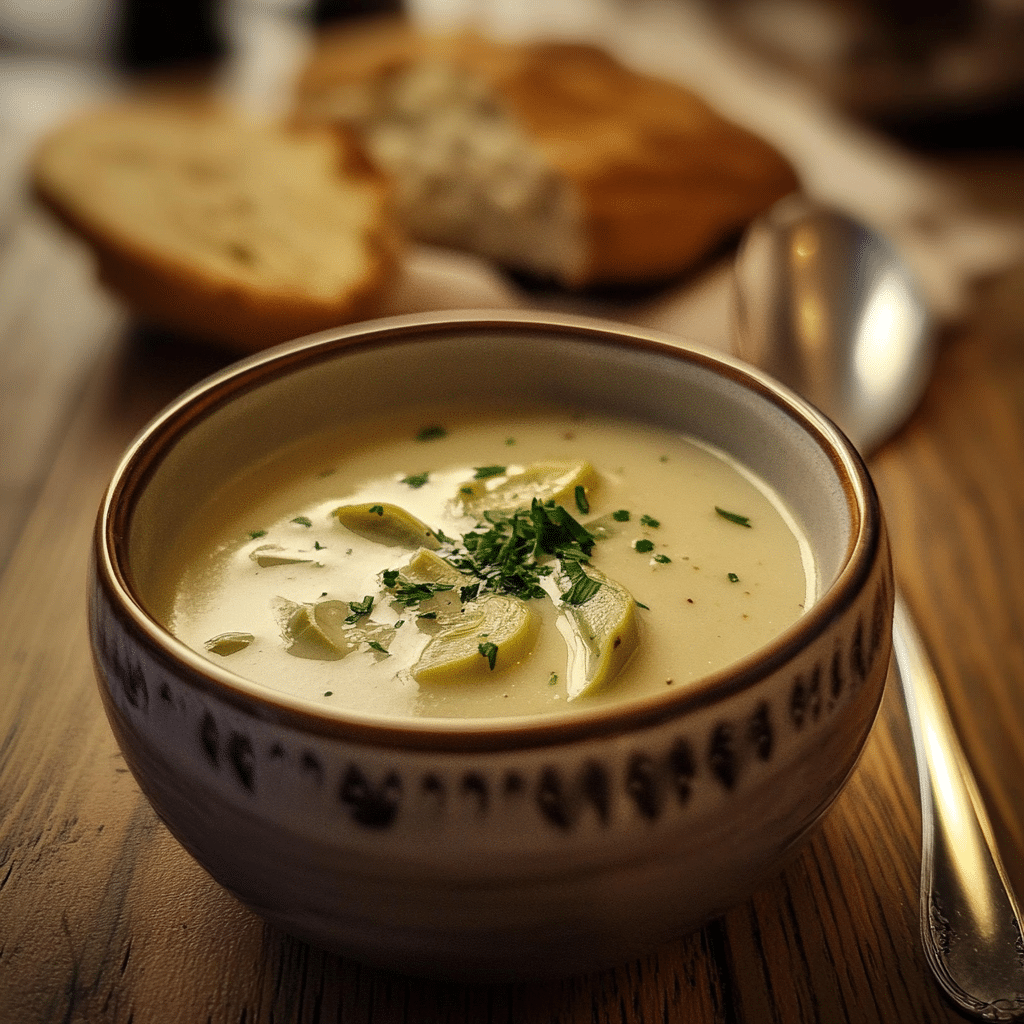 Soupe de topinambours