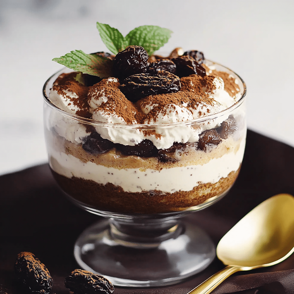 Tiramisu Chia Pruneaux Cacao