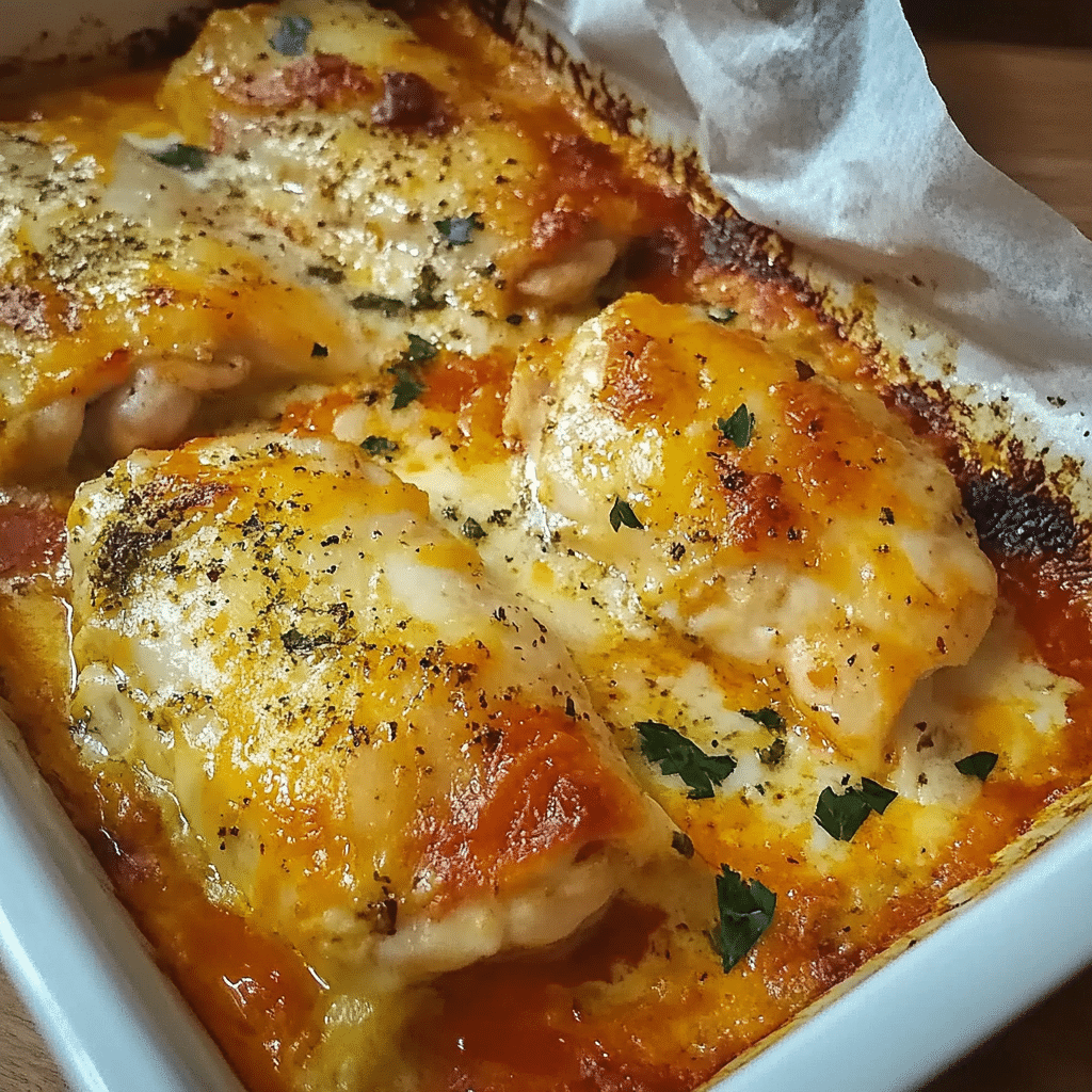 Filets poulet italienne four