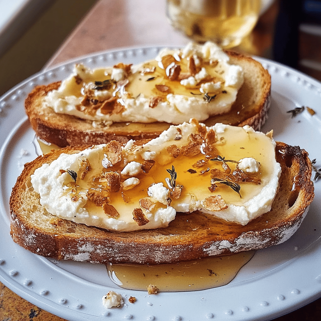 Toast Chèvre Miel