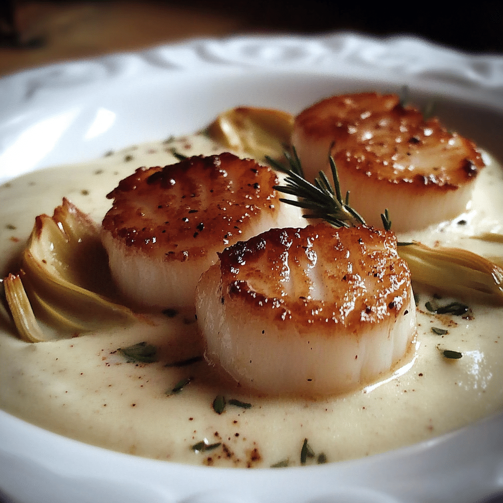 Crème Artichauts Saint-Jacques