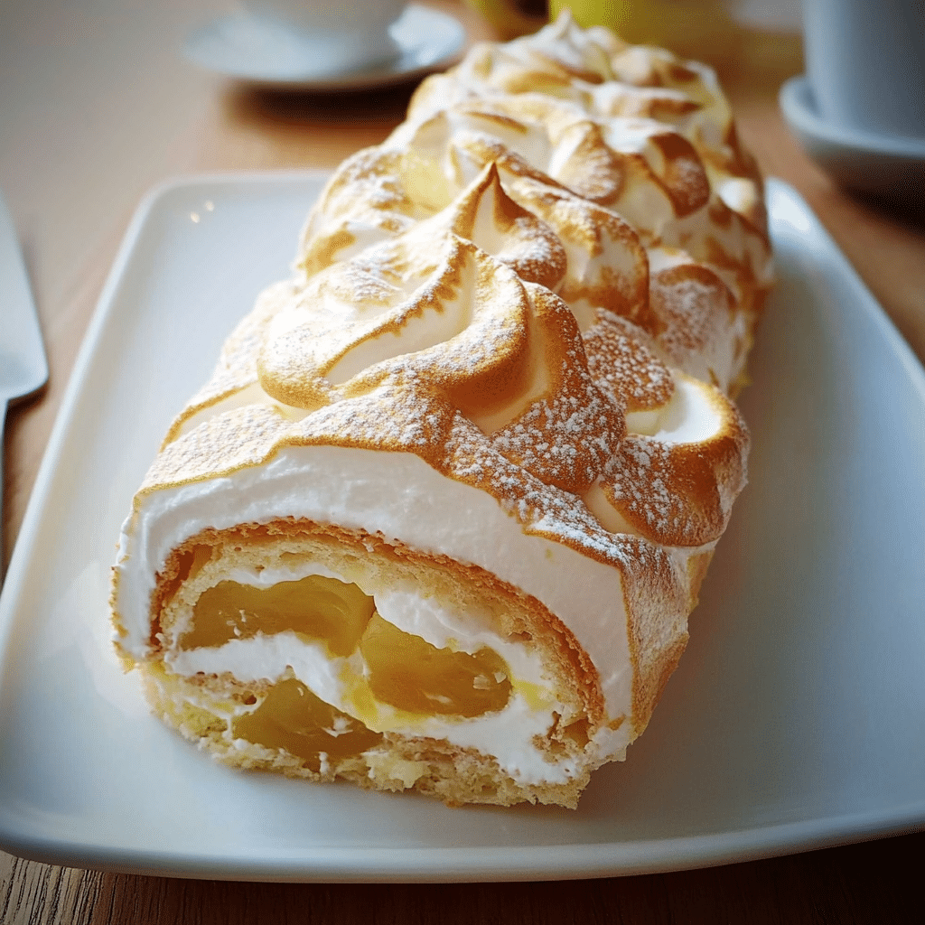 Roulé au Citron Meringué